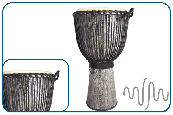 Jammer Swirl Black Djembe