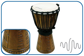 Jammer Tribal Natural Djembe